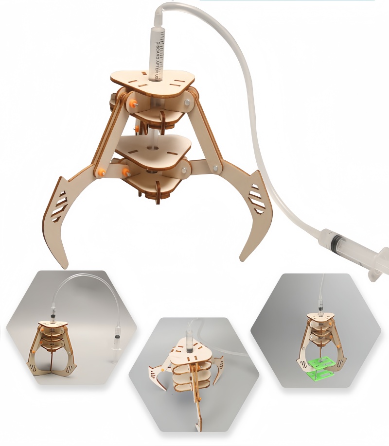 Science Project Kit - Mainan Model Penjepit Mekanis Hidrolik dengan